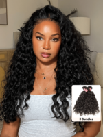 Lumivive Water Wave Indian Human Hair Bundles 3Pcs Deal
