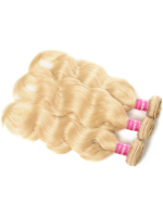 Lumivive 3Pcs 613 Blonde Human Hair Weft Body Wave Bundles - Image 5