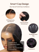 Lumivive BlendAway™ Invisible & Breathable HD Lace Body Wave Human Hair Glueless Wig - Image 7