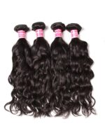 Lumivive 4Pcs Natural Wave Remy Human Hair Weaves - Image 4