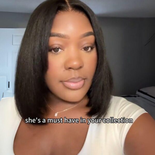 Lumivive Bye-Bye Knots™ Glueless Lace Front Bob Human Hair Drawstring Wig