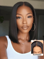 Lumivive Bye Bye Knots™ Yaki Bob Wear Go Glueless Lace Human Hair Wig - Image 3