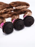 Lumivive Honey Blonde Piano Highlighted Body Wave 3Pcs Bundles With Closure Deal - Image 3