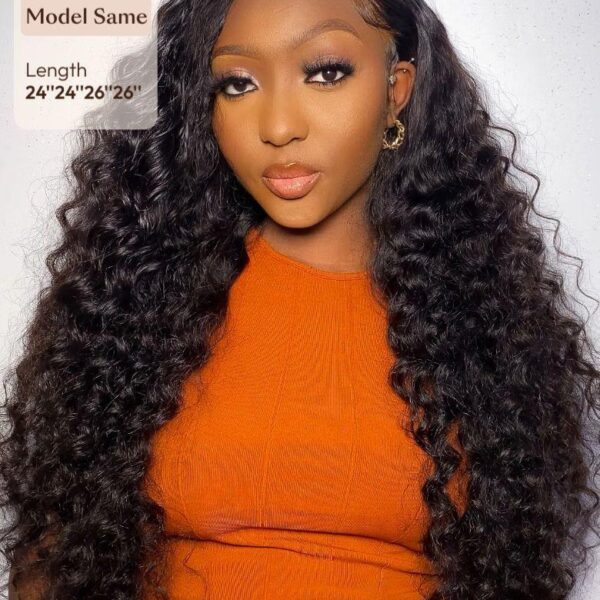 Lumivive Peruvian Deep Wave 4Pcs Human Hair Bundles
