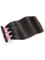Lumivive 4 Pcs Indian Straight Human Hair Bundles for Sew-in - Image 6