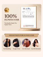 Lumivive HD Real Scalp™ Wig 13x4 Invisible Lace Frontal Black Kinky Straight Wig With Invisi Drawstring - Image 7