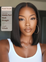 Lumivive Bye-Bye Knots™ Glueless Lace Front Bob Human Hair Drawstring Wig - Image 3