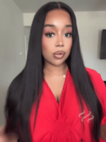 Lumivive Bye-Bye Slip™ Yaki Straight Human Hair Glueless Wig with Drawstring - Image 2