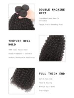 Lumivive Hair Icenu Series 1 Bundle Kinky Curly Hair 100% Unprocessed Virgin Human Hair - Image 7