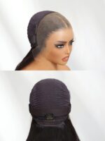 Lumivive 13x4 HD Lace Frontal Raw Human Hair Straight 200% Density Wig - Image 4