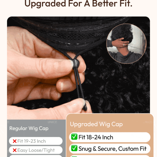 Lumivive 7x5 Bye-Bye Slip™ Lace Brown with Caramel Highlights Loose Wave with Face-Framing Layers and Side Swept Bangs