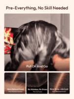 Lumivive Pre-Everything™ Lace Front Curtain Bangs Layered Glueless Wig With Drawstring - Image 12