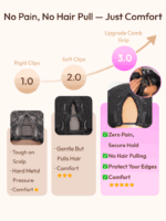 Lumivive InvisiBlend™ V Part Curly Wig With Invisible Drawstring No Leave Out - Image 11