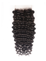 Lumivive Deep Wave 4 Bundles with 5x5 Free Part HD Lace Closure Natural Black With Baby Hair - Image 8