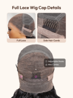 Lumivive 100% Handmade Invisible Full Lace Blond Body Wave Human Hair Wigs - Image 3