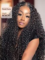 Lumivive 3 Bundles Peruvian Jerry Curly Hair Weave Free Shipping - Image 3