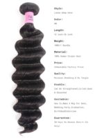 Lumivive Hair 1 Bundle Virgin Human Hair Loose Deep Wave - Image 10