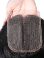 Lumivive Body Wave Upgrade Lace Closure Middle Part Closure Bleached Knots 4x0.75 T Part Closure Natural Color - Image 8