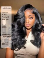 Lumivive 13x4 Pre-Everything™ Wig With Loose Wave Face-Framing Layers And Side-Swept Bangs - Image 6