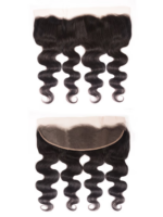 Lumivive 13x4 Lace Frontal With Body Wave Human Hair Bundle For Frontal Ponytail Style - Image 4