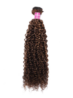 Lumivive Hair Bundle 1 Piece Curly Hair With Blonde Highlight - Image 2