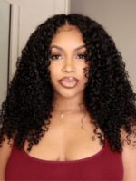 Lumivive InvisiBlend™ V Part Curly Wig With Invisible Drawstring No Leave Out