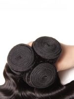 Lumivive 5x5 Clear HD Lace Closure With Body Wave 3Pcs Bundles - Image 9