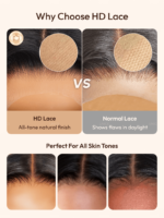 Lumivive BlendAway™ Invisible & Breathable HD Lace Body Wave Human Hair Glueless Wig - Image 6