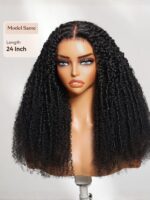 Lumivive Bye-Bye Knots™ 7x5 Lace Middle Part Micro Twist Curly Wig with Finger Coils End for Natural Afro Texture - Image 2