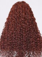 Lumivive Bye-Bye Knots Wig 7x5 Lace Reddish Brown Water Wave Wig - Image 6