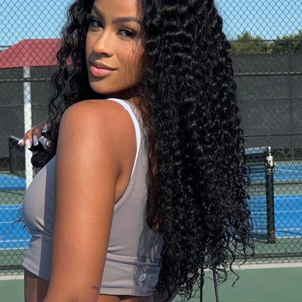 Lumivive 13x4 Pre Everything™ Pre-Cut Lace Front Water Wave Drawstring Wig With Baby Hair