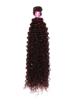 Lumivive Reddish Brown Jerry Curly 1Pc Human Hair Bundle - Image 2