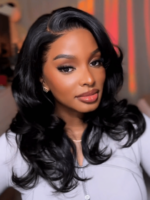 Lumivive Bye-Bye Slip™ Wig Feathered Layer Side Part Wig With Side Bangs