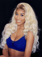 Lumivive Full Lace Pre-Plucked 613 Blonde Wig with Dark Roots
