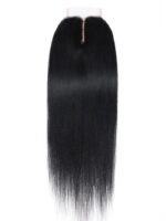 Lumivive Upgrade 4x0.75 T Part Closure Black Yaki Human Hair Closure - Image 3