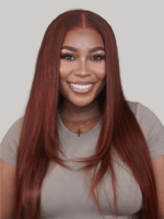Lumivive Dark Auburn Straight Remy Human Hair 3 Bundles With Closure Deal