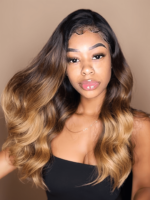 Lumivive Body Wave Closure Piece Virgin Hair 1 Bundle Ombre Human Hair Wave - Image 2
