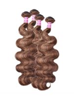 Lumivive Gorgeous Highlight Honey Blonde Bouncy Body Wave Hair 4 Bundles - Image 3