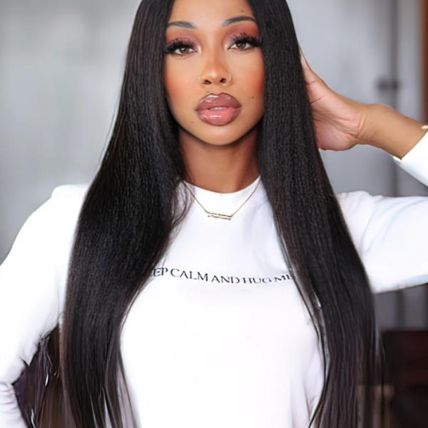 Lumivive Full Lace Black Straight Human Hair Wig With Baby Hair
