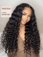 Lumivive Deep Wave Malaysian Remy Human Hair Bundles 3 Packs Deal - Image 3