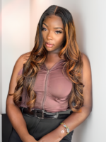 Lumivive Ombre Highlight Body Wave 4x4 Free Part Lace Closure 1 Piece - Image 5
