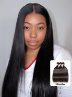 Lumivive Premium Raw Virgin Hair Straight Bundles