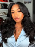 Lumivive Bye-Bye Knots™ 7x5 Lace Body Curls Wig with Feathered Layers & Invisi Drawstring 180% Density