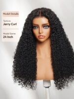 Lumivive Bye-Bye Knots™ 7x5 Lace Jerry Curl 150% Density Wig with Lived-In Coils - Image 6