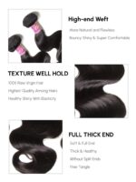 Lumivive Premium Raw Virgin Hair Body Wave Bundles - Image 5