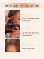 Lumivive Pre-Everything™ Lace Frontal Auburn Brown Loose Wave Wig With Drawstring & Face Framing Layers - Image 7