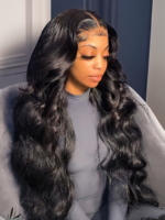 Lumivive Hair 5x5 HD Lace Closure With 4 Bundles Body Wave Human Hair Weaves Transparent Lace Natural - Image 4