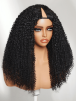 Lumivive InvisiBlend™ V part Kinky Curly Glueless Beginner Wig With Drawstring - Image 5