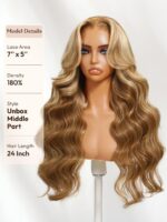 Lumivive Bye-Bye Knots™ Honey Blonde Glueless Lace Human Hair Wig With Drawstring - Image 6