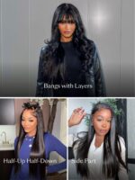 Lumivive Ready to Wear Glueless Slik Press Straight Human Hair Wig - Image 4